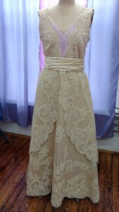 custom wedding gown by andrea zax